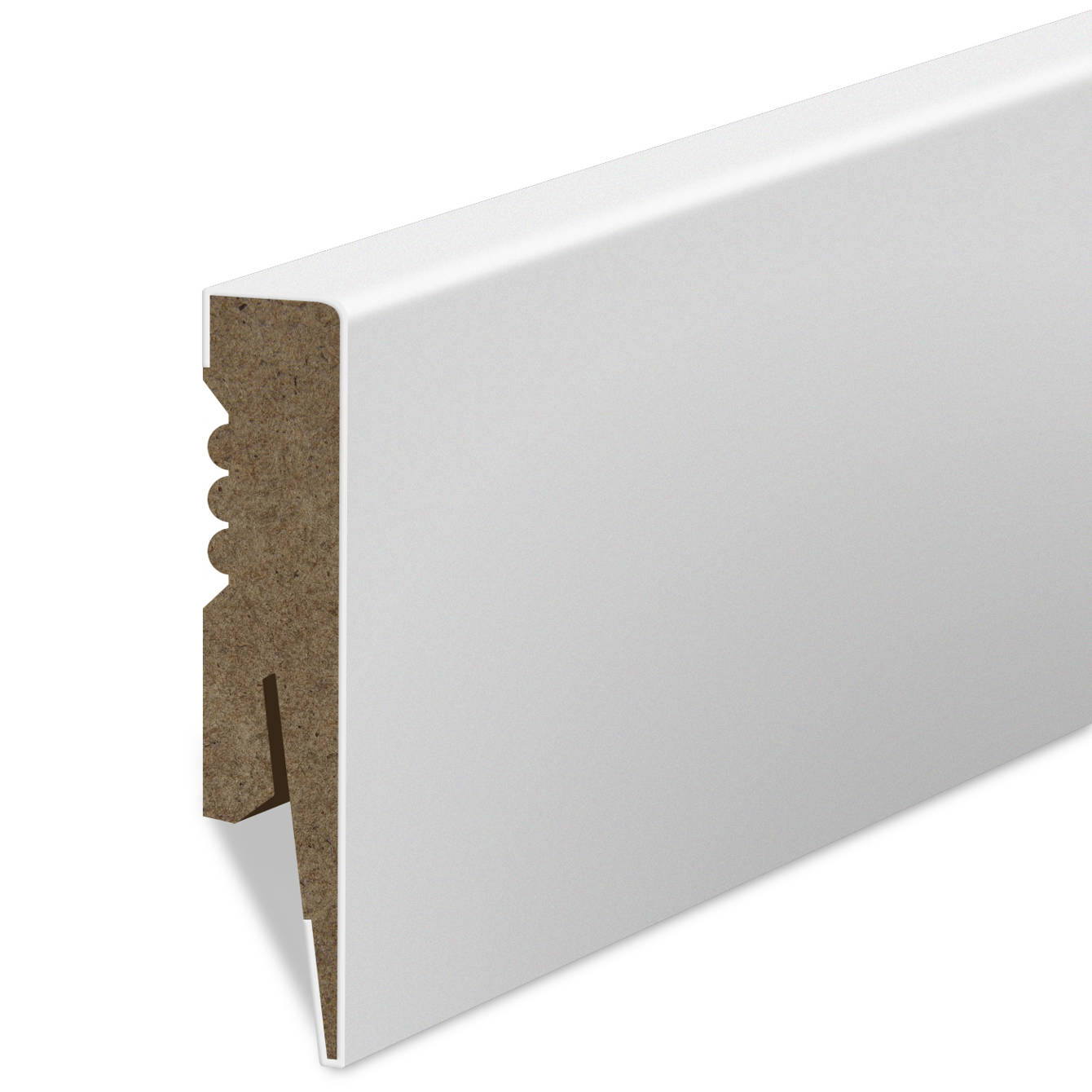 MDF Põrandaliist - Kõrgus 10 cm, Paksus 1.6 cm - 3 värvi