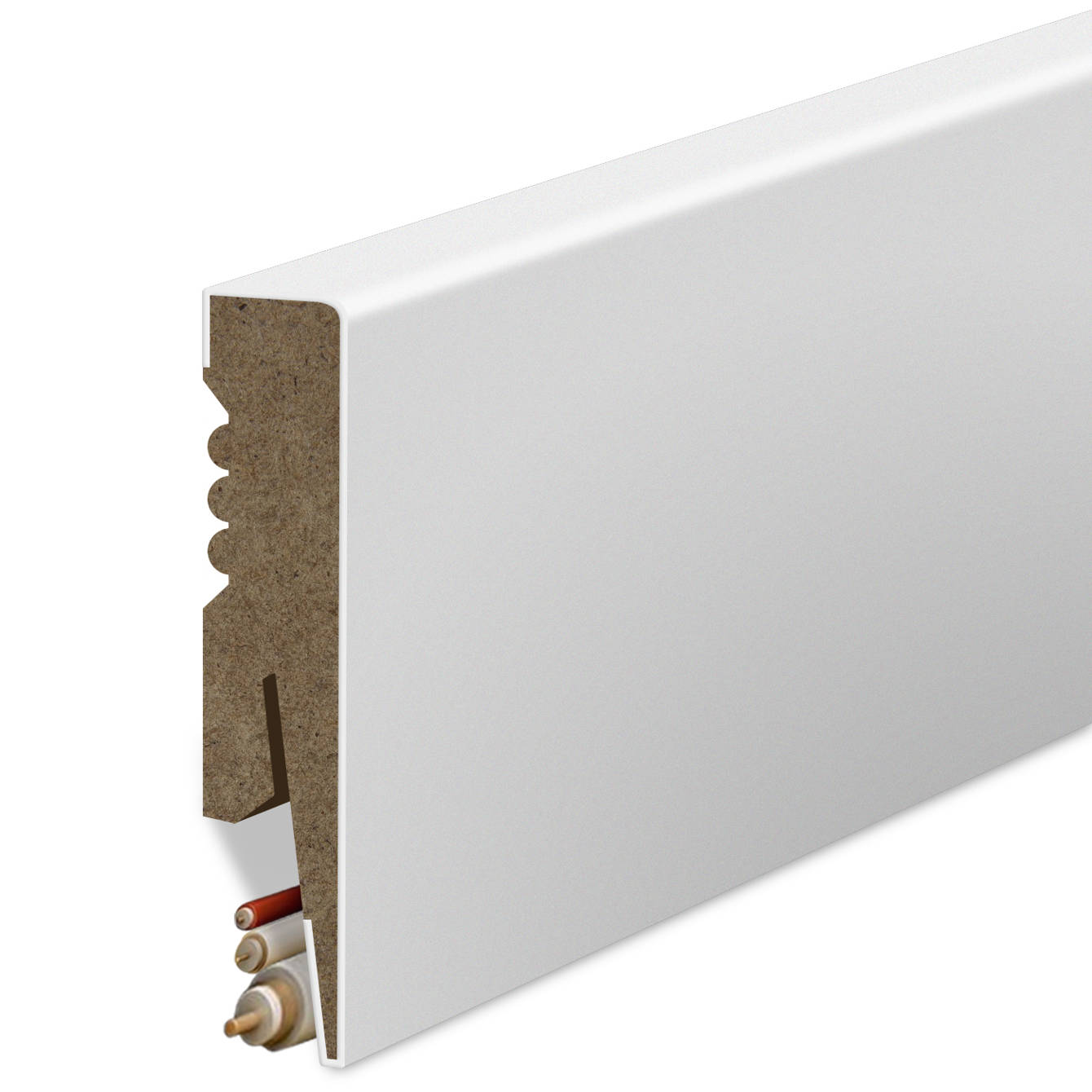 MDF Põrandaliist - Kõrgus 10 cm, Paksus 1.6 cm - 3 värvi (3)