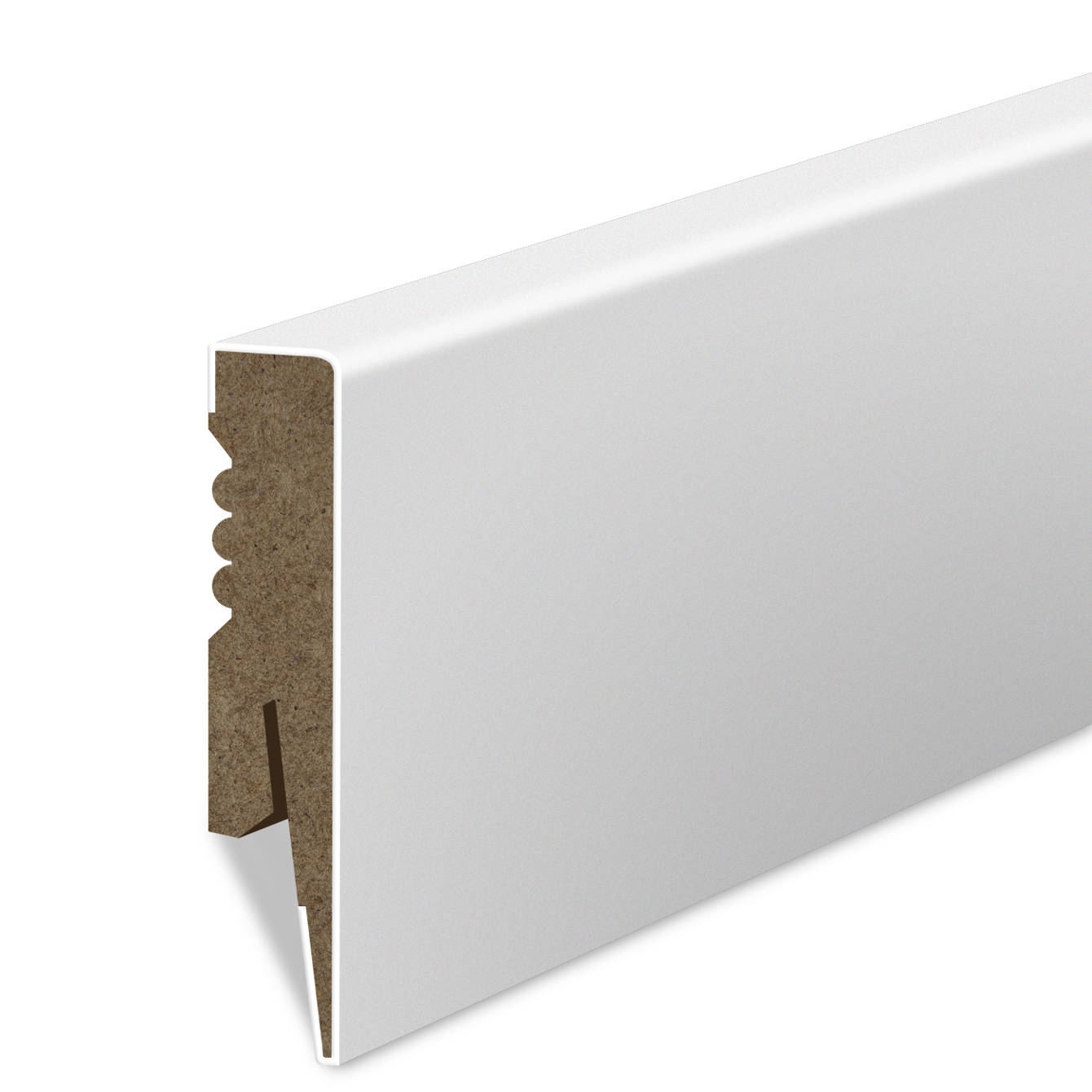 MDF Põrandaliist - kõrgus 8 cm, paksus 1.6 cm