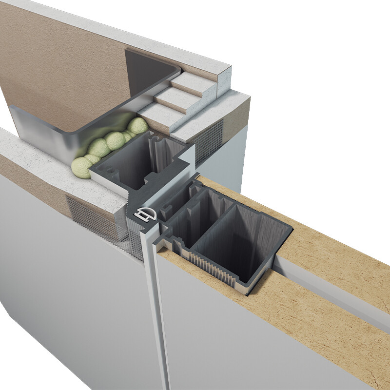 Peidetud raamiga uks GREEN DOOR ’40 - Standard