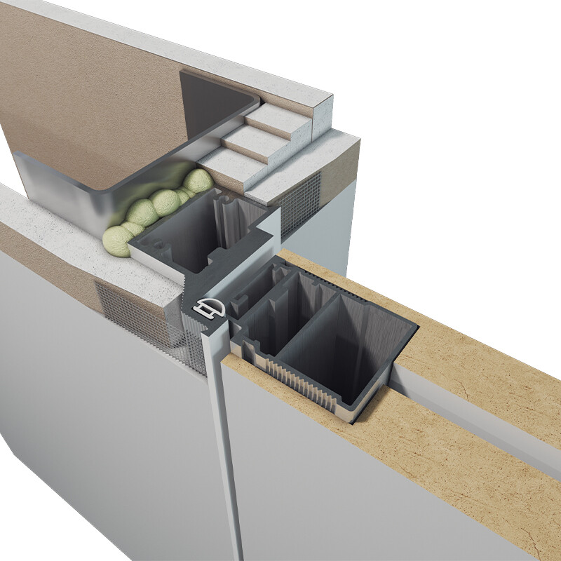 Peidetud raamiga uks GREEN DOOR ’40 - Standard