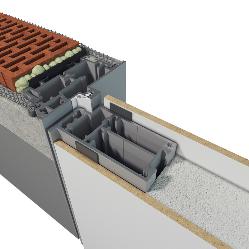 Peidetud raamiga uks Sara Plus Nuovo