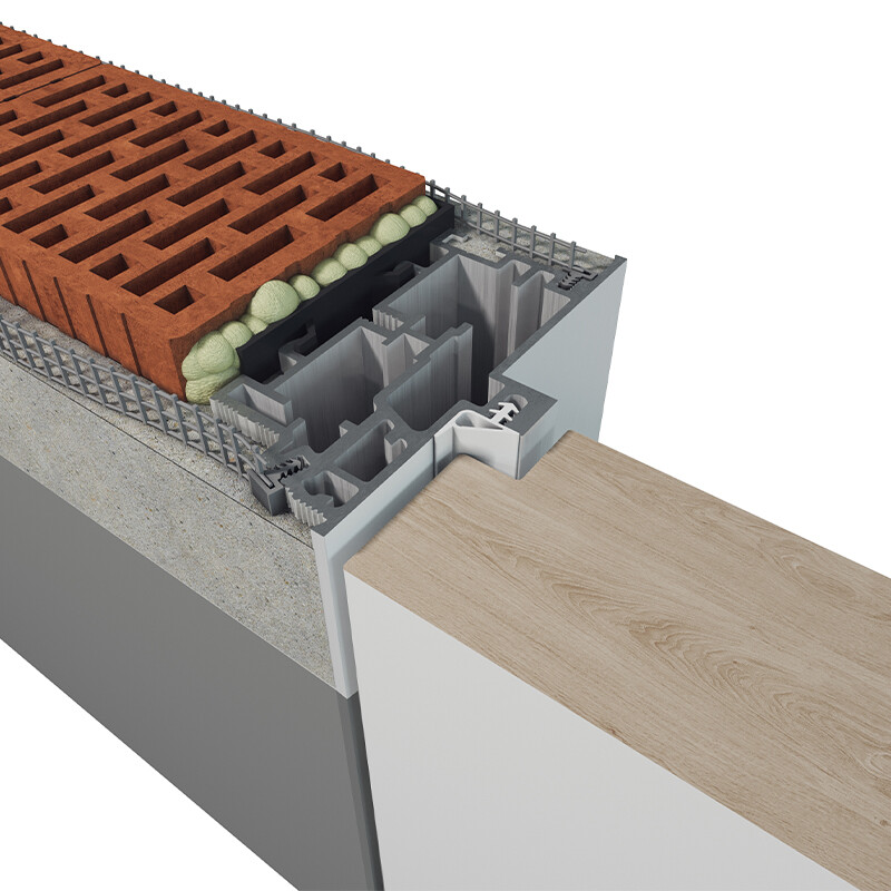 Peidetud raamiga uks Sara Plus Nuovo