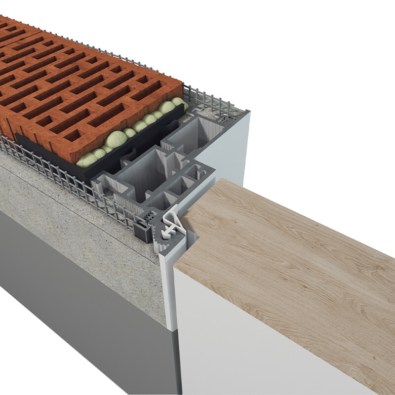 Peidetud raamiga uks Sara Plus Nuovo