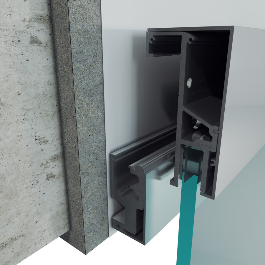 Spazio Aria seina küljes lükanduks