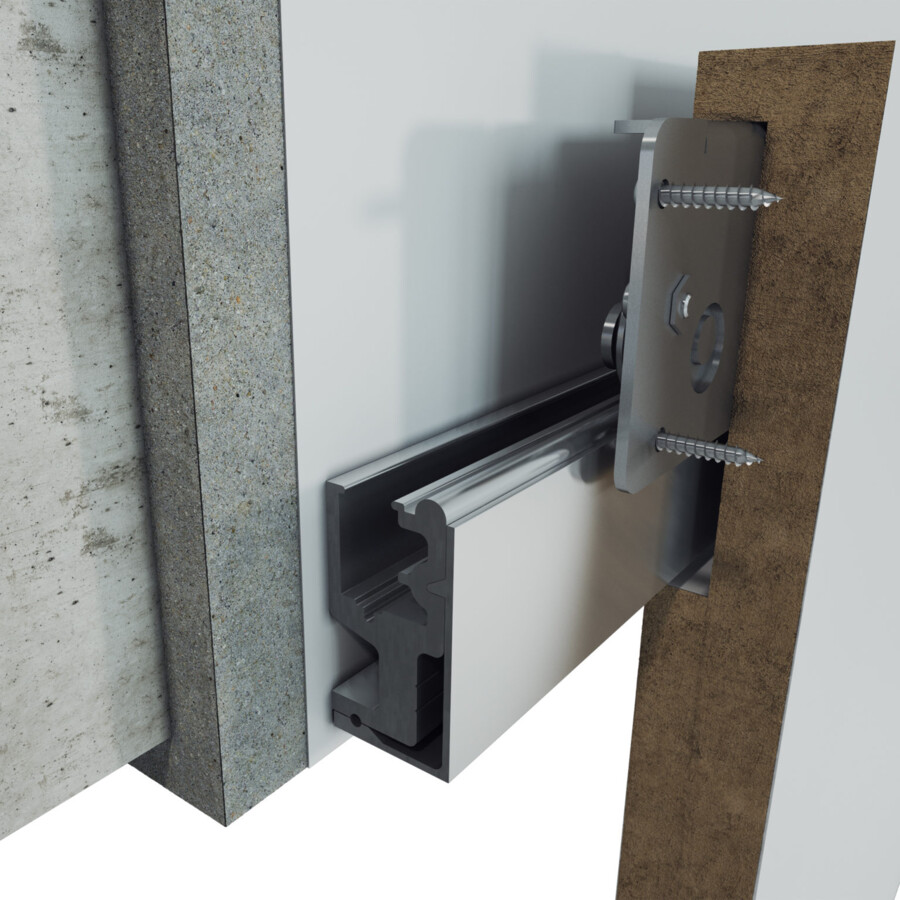 Spazio Aria seina küljes lükanduks