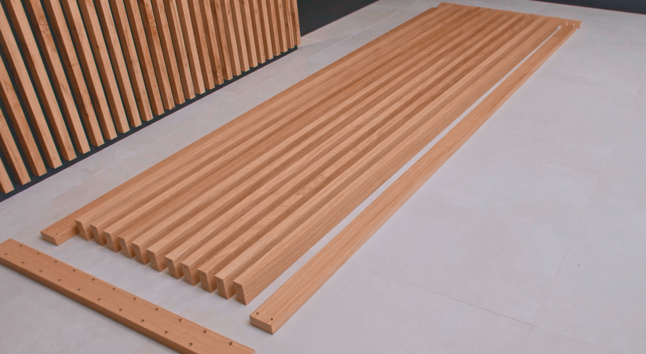 Vabalt seisvat lamellribi - 3x7 cm