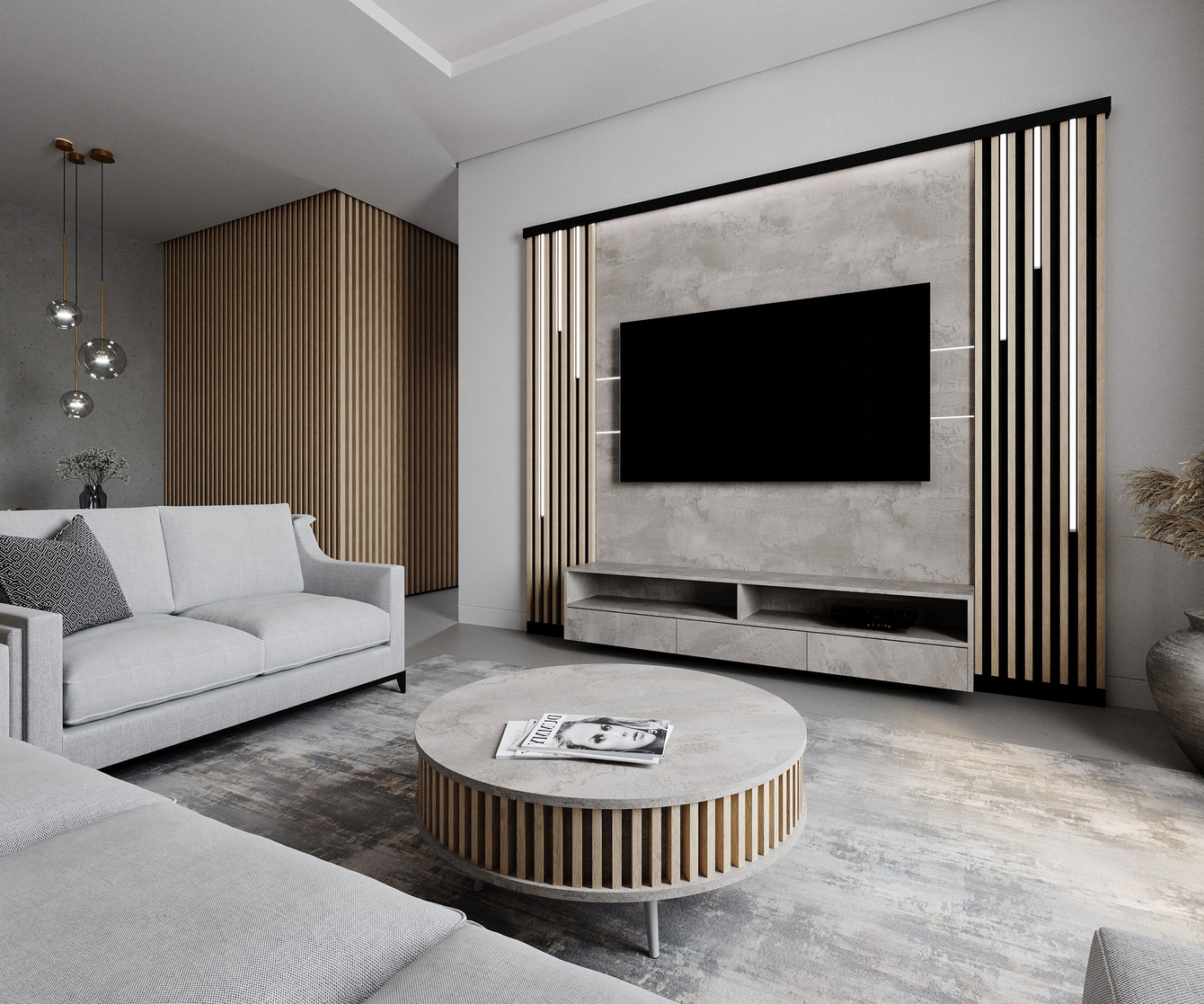 Lamell Ribistik LEDidega - 100,4 cm