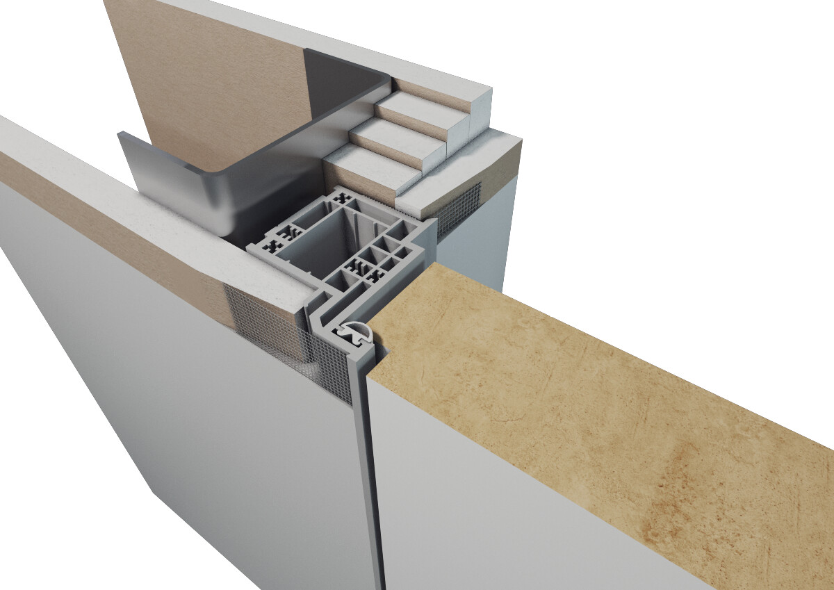 PEIDETUD RAAMIGA UKS PVC'40 MUSTVALGE