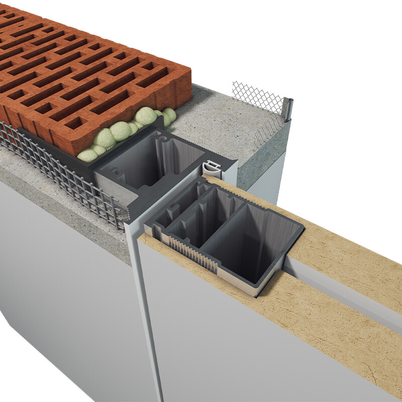 Peidetud raamiga uks GREEN’40 - valge