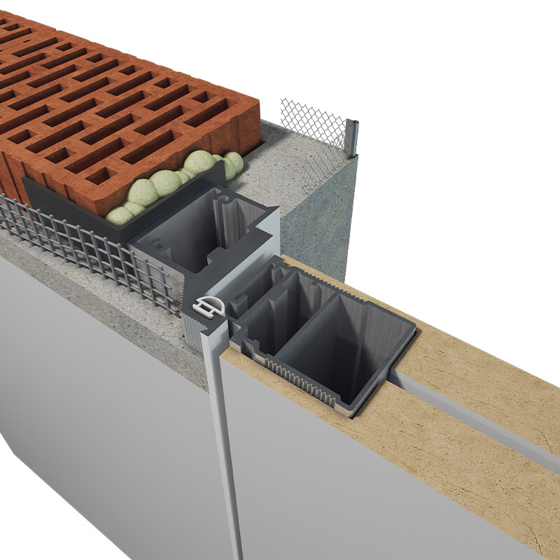 Peidetud raamiga uks GREEN’40 - valge