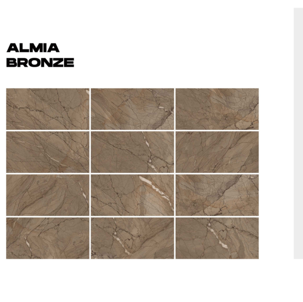 Almia Bronze läikiv või matt keraamiline plaat