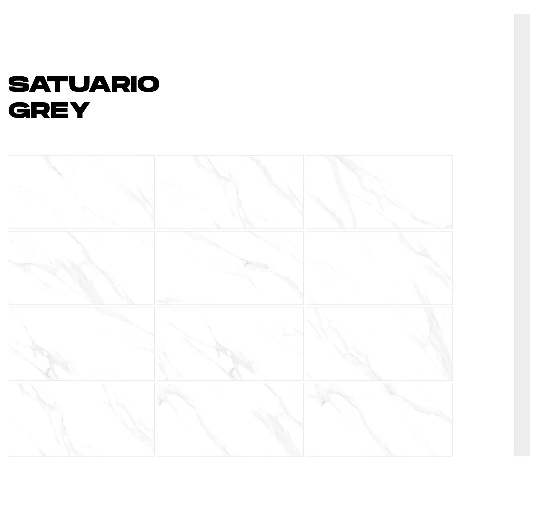 Satuario Grey läikiv või matt keraamiline plaat