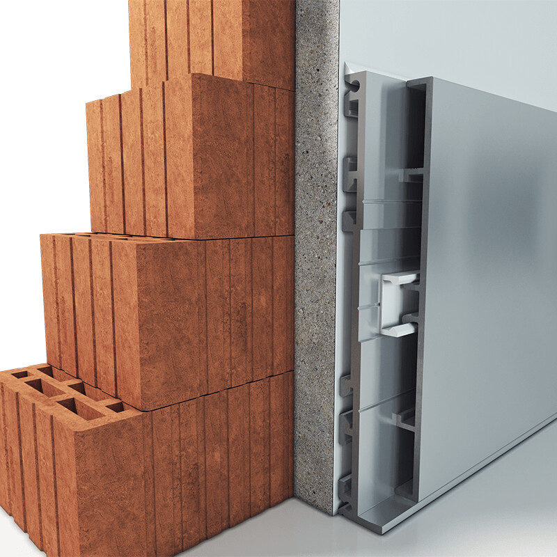 Alumiinumist põrandaliist 100mm kõrge LC03-ALU10