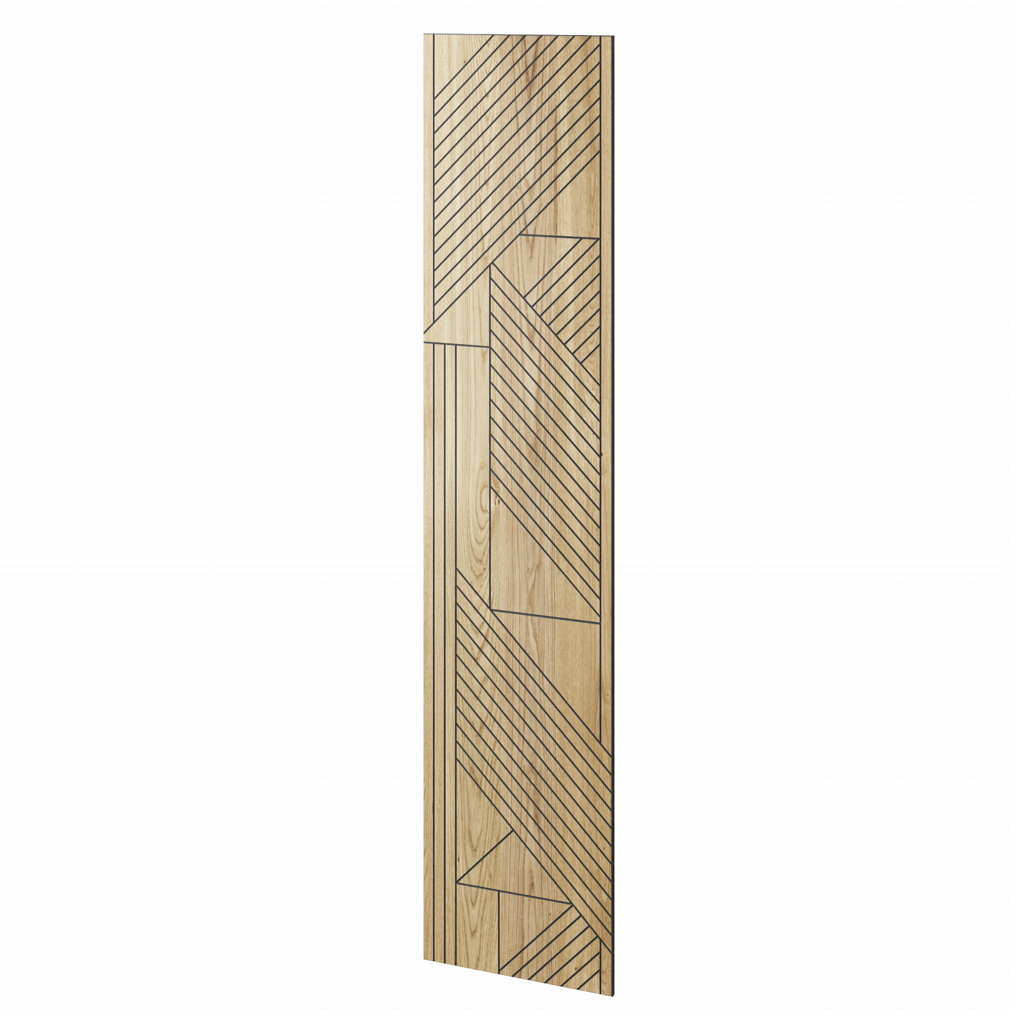 Freesitud seinapaneel tammevineer paneel 60x275 - Isla