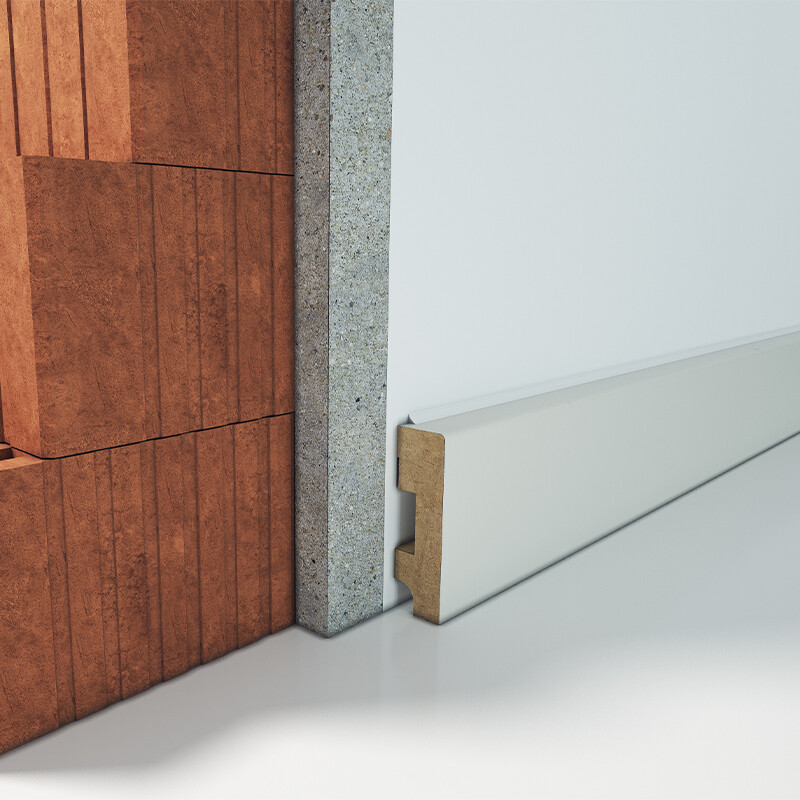 Põrandaliist MDF sisuga 60mm kõrge LC10-MDF6