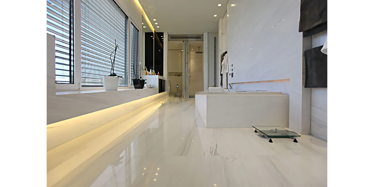 Bianco Dolomiti Liustik valge keraamiline plaat