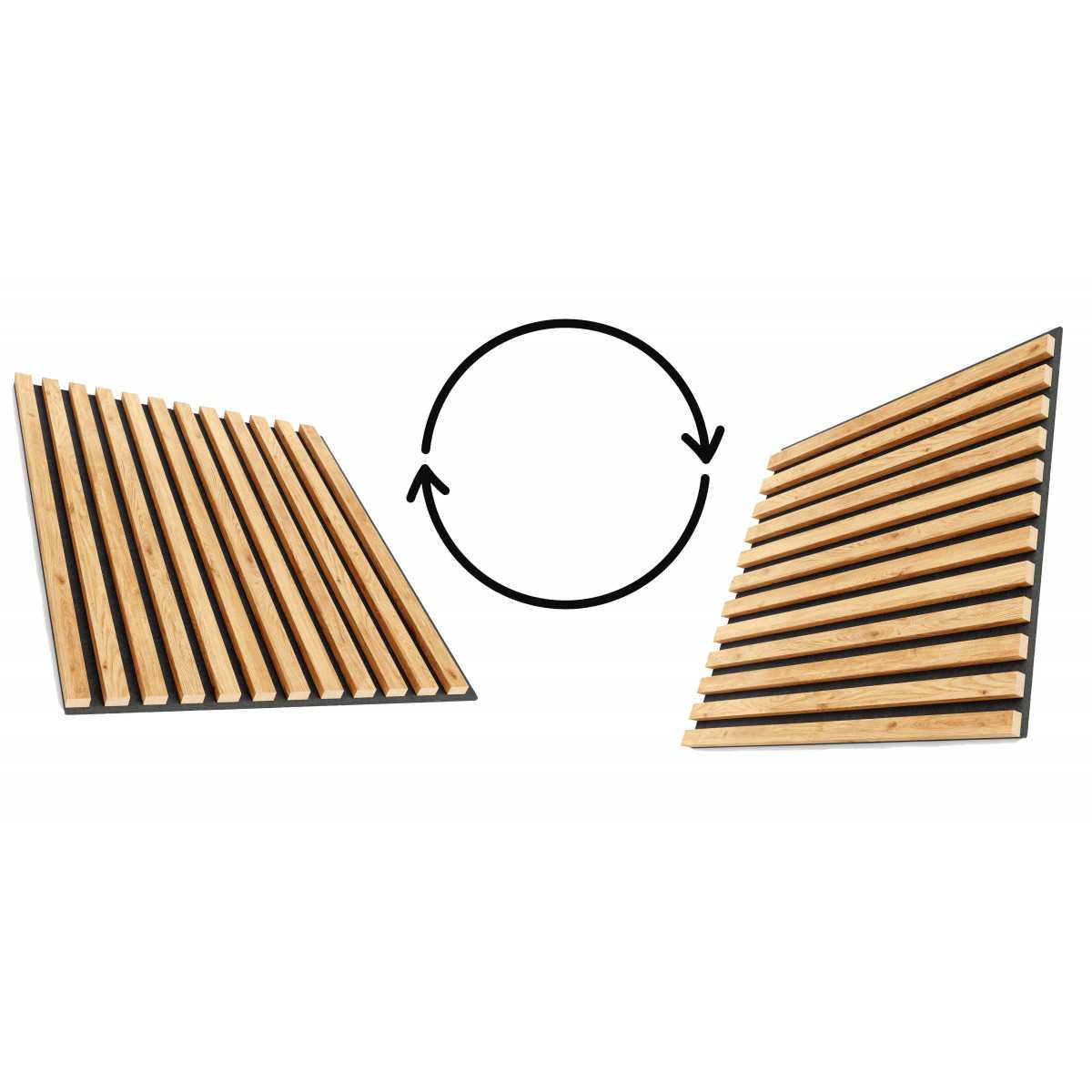 Akustiline ribistik seinapaneel viltpaneeliga 14 erineva värviga 25x600x600mm