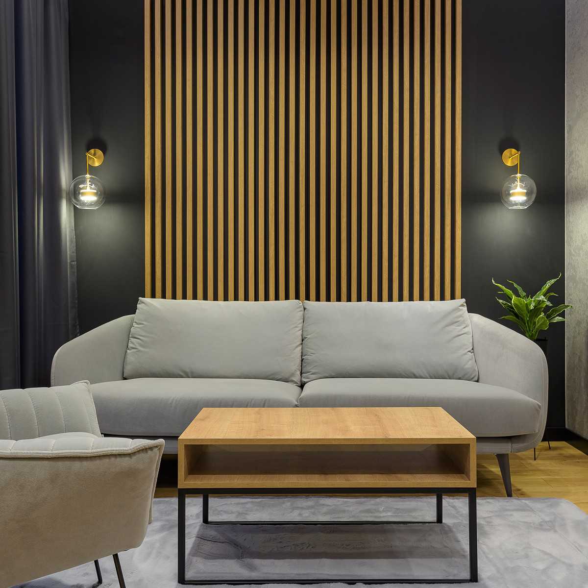 Akustiline ribistik seinapaneel viltpaneeliga 16 erineva värviga 20x300x2750