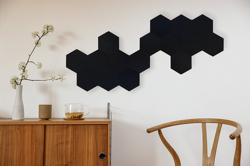 Kärgstruktuuri välimusega vilt seinapaneel 208x240x9