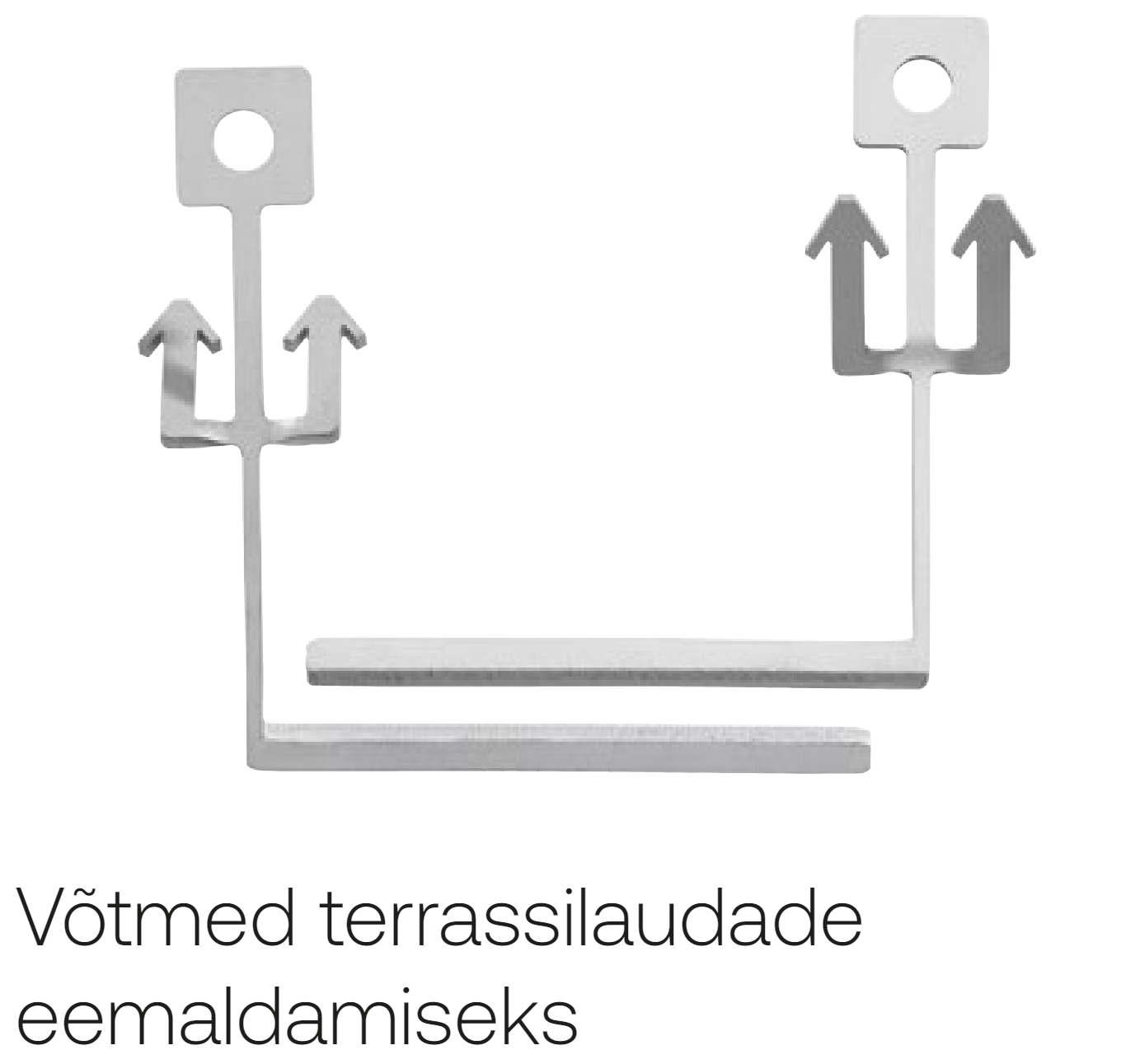 Klamberkinnitussüsteem Alumiiniumist profiil 120mm 55x12x1984