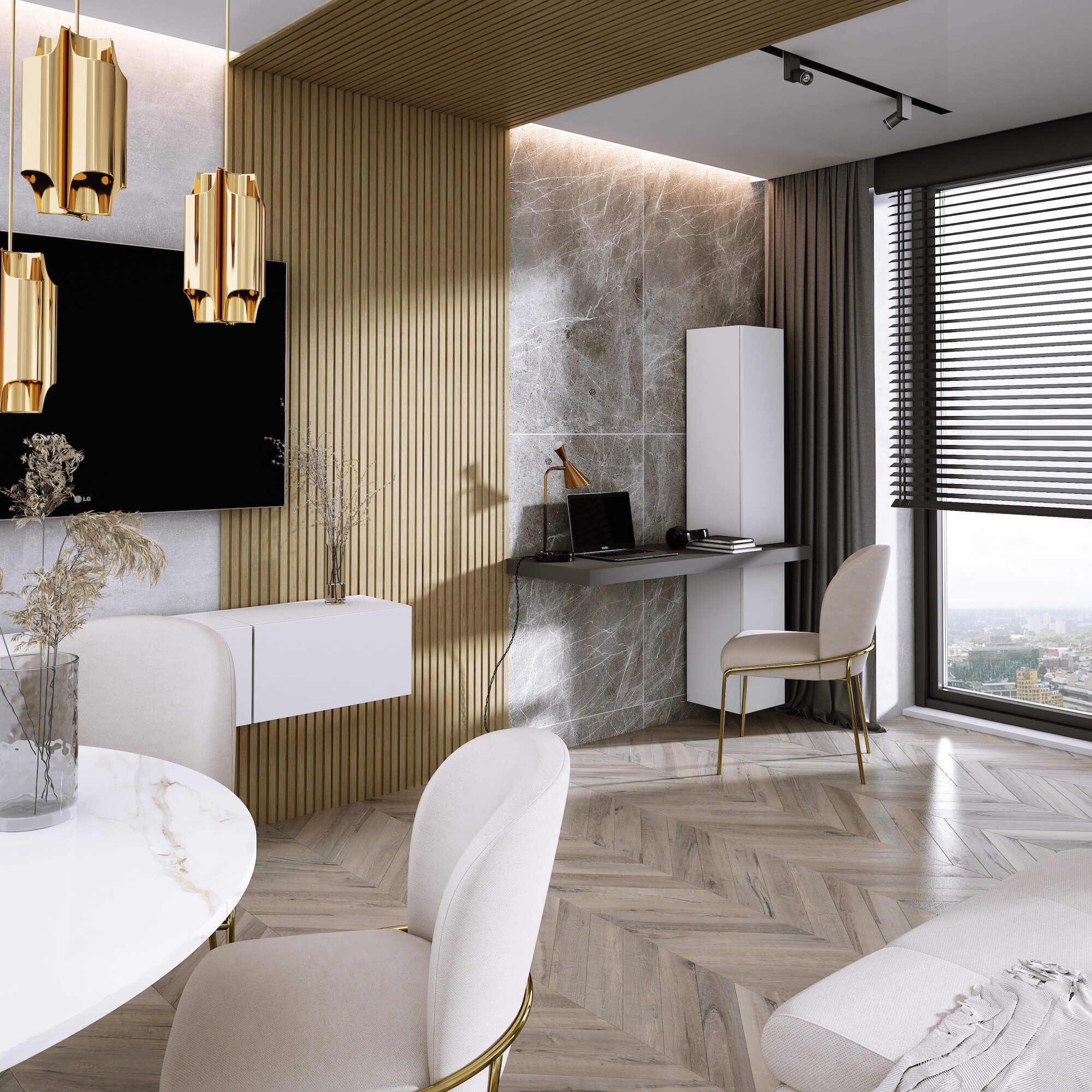 Olmo seinapaneel 3 eritooni veekindlad seinapaneelid