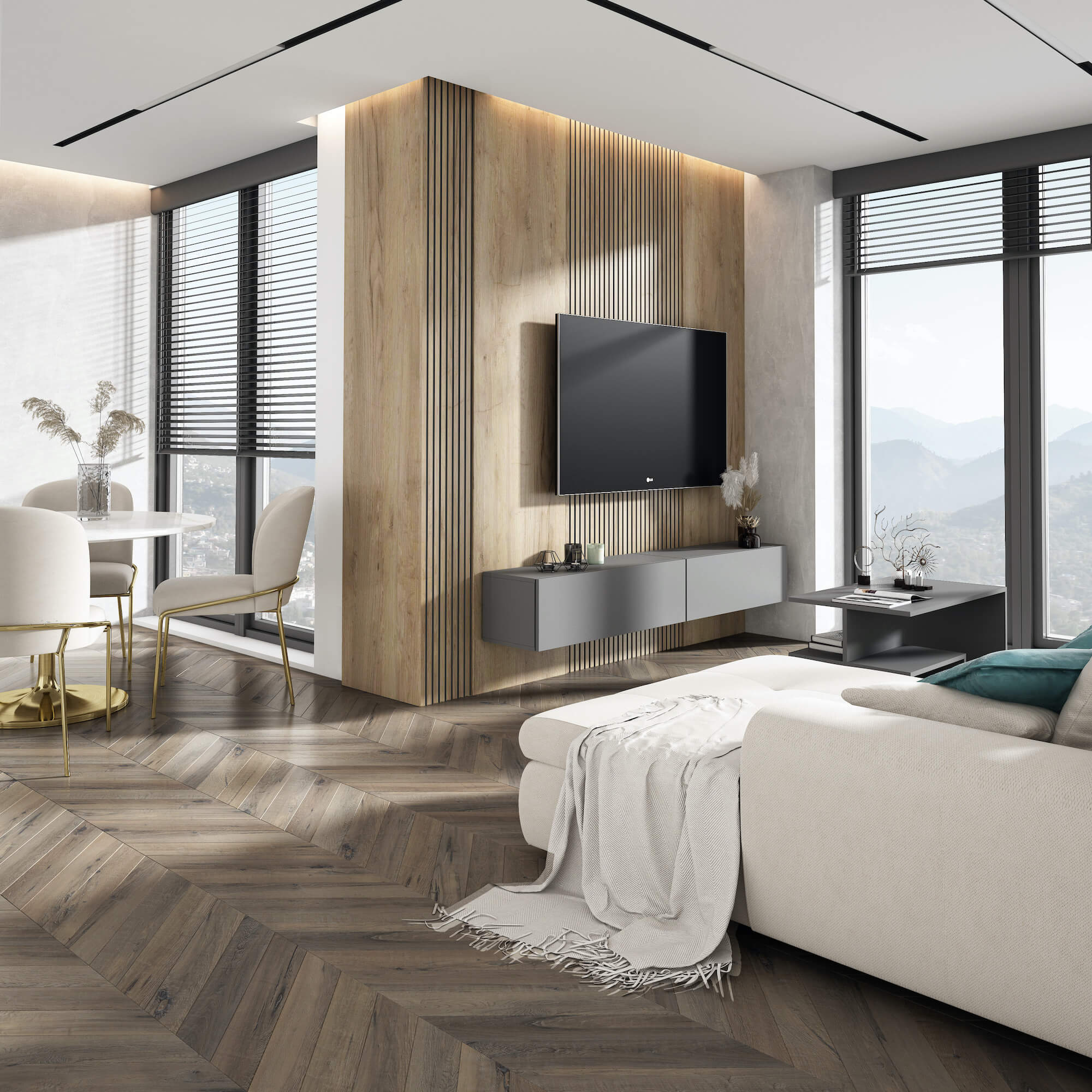 Olmo seinapaneel 3 eritooni veekindlad seinapaneelid