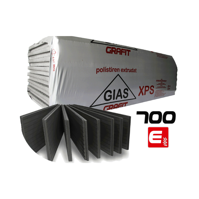 GIAS XPS 700 E Soojustusplaat 80 ja 100mm tulekindel