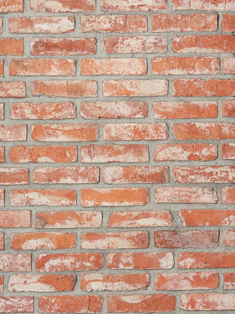 Retro oranž lõigatud telliskiviplaat