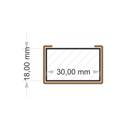 Lamele seina profiil 3 X 1.8 X 275CM