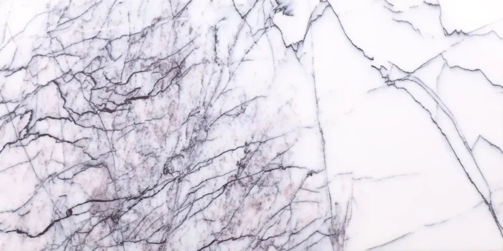 Lilac Violetta Marmor valge keraamiline plaat