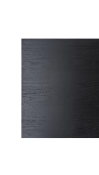 Musta tuha puidust ripplae paneel 9x600x1200mm