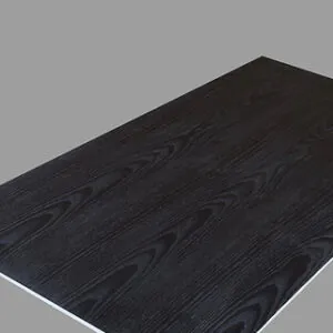 Musta tuha puidust ripplae paneel 9x600x1200mm